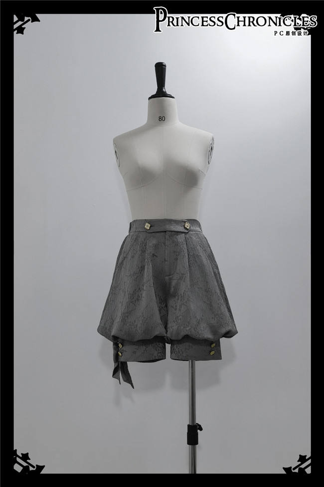 Princess Chronicles Gray Ouji Fashion Blouse, Vest, Pants and Coat