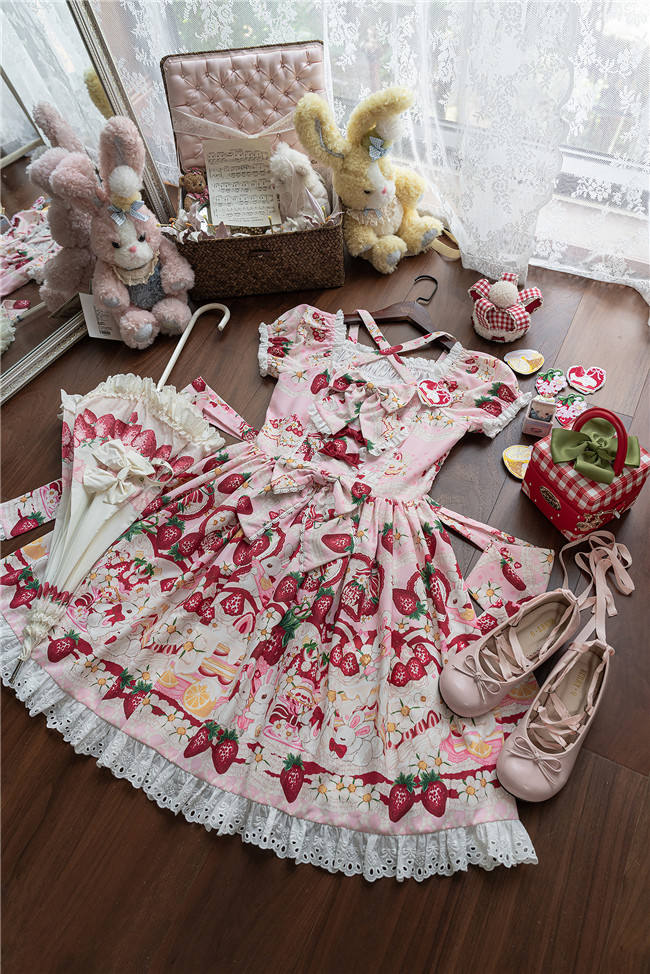 Nnstar Lenberry Bunny Sweet Lolita Dress and Headdress