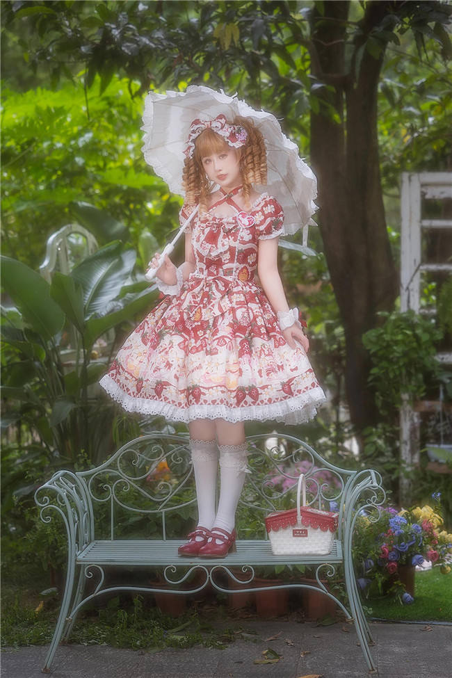 Nnstar Lenberry Bunny Sweet Lolita Dress and Headdress