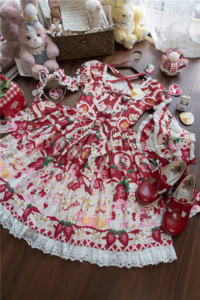 Nnstar Lenberry Bunny Sweet Lolita Dress and Headdress