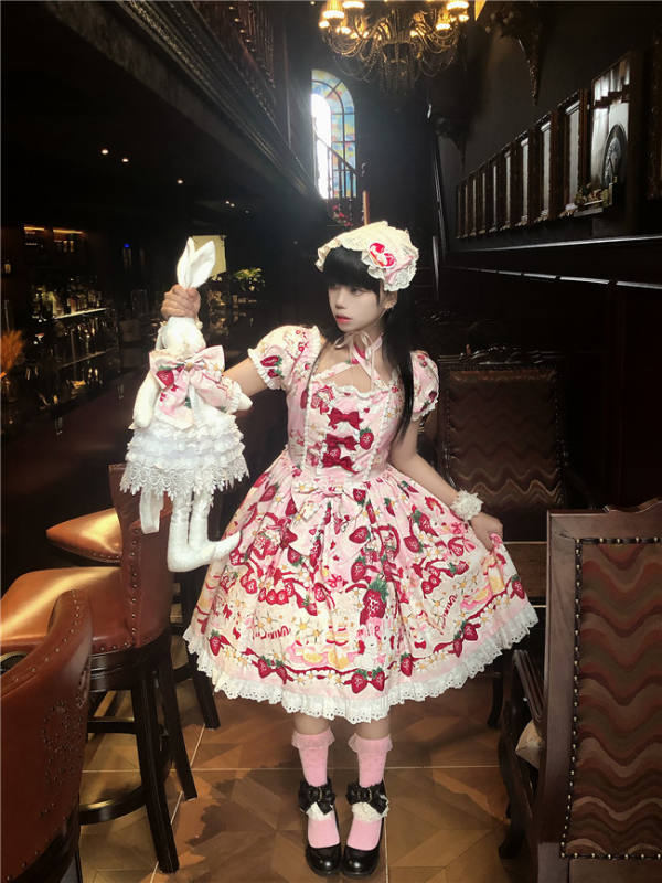Nnstar Lenberry Bunny Sweet Lolita Dress and Headdress
