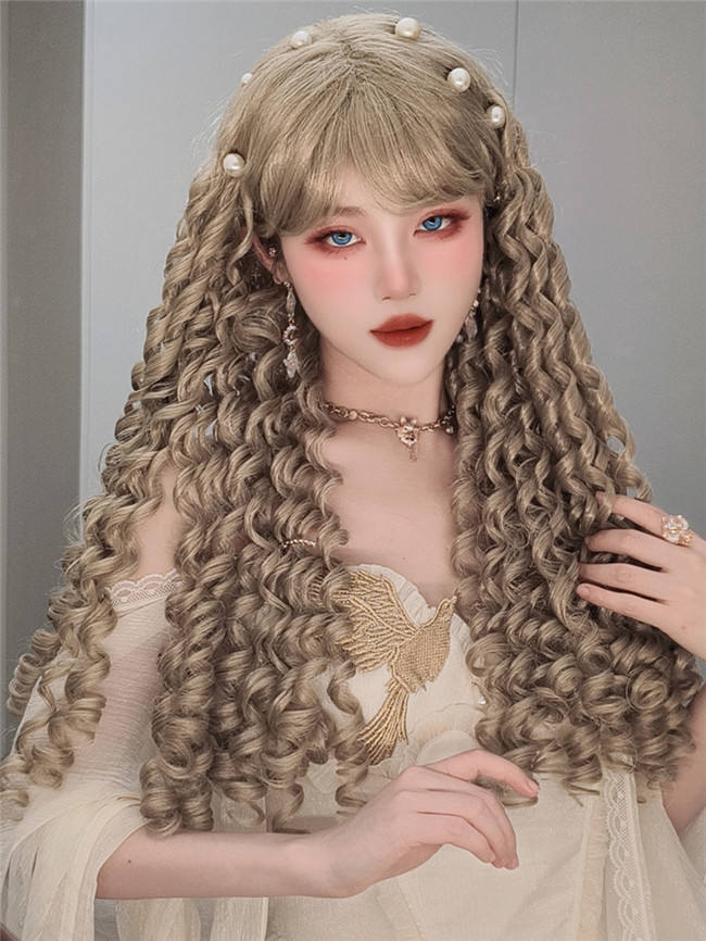 Gorgeous Styling Roman Long Curls Wigs