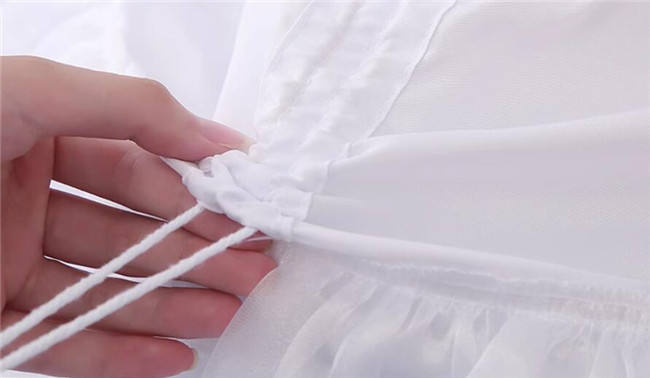 50-70cm Diamond Tulle Fishbone Lolita Petticoat Adjustable Length and Shape