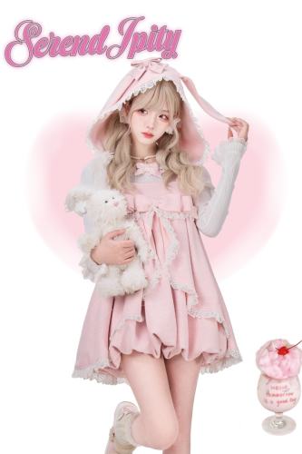 Serendipity ~Bunny Dream~ Retro Girly Salopette and Knitted Top
