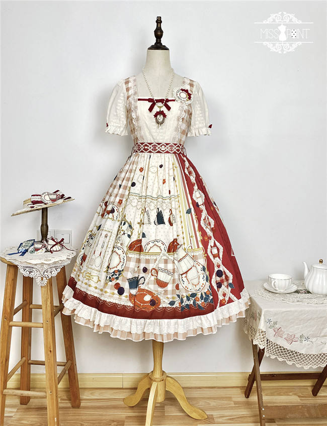 Miss Point Tea Party Daily Wear Lolita One Piece Dress