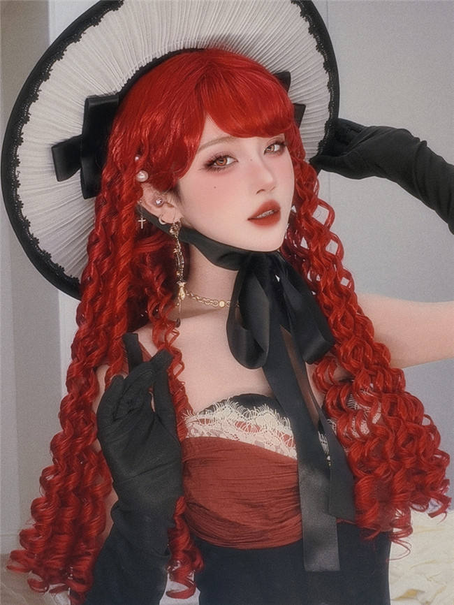 Gorgeous Styling Roman Long Curls Wigs