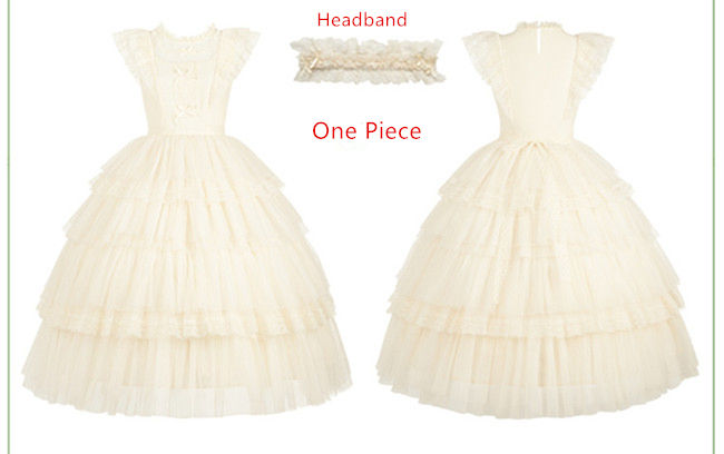 Withpuji Ivory Tower Classic Lolita Dress and Accessories