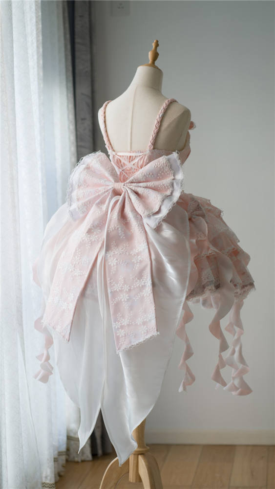 Smoothy Clouds Whale Prints Lolita Jumper Dress Set