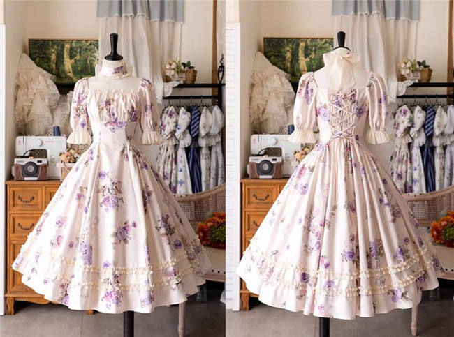 Forest Wardrobe Forest Basket Classic Lolita Dress