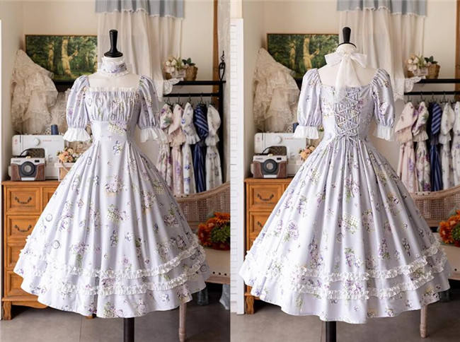 Forest Wardrobe Forest Basket Classic Lolita Dress