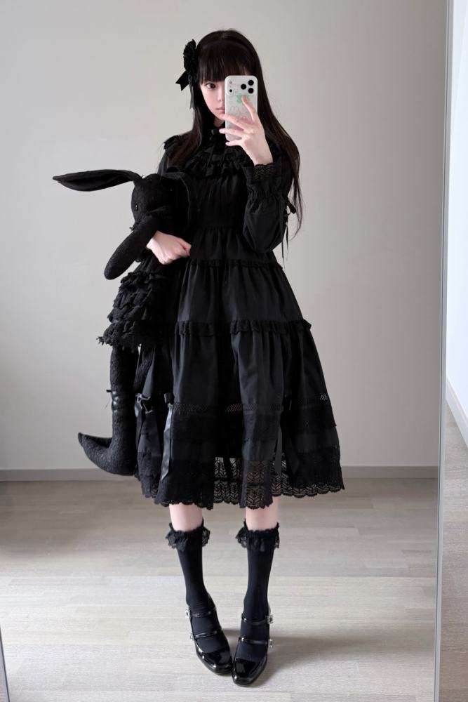 Rose And Neverland ~The Rose of Elberg~ Retro Lolita OP 4 Colors
