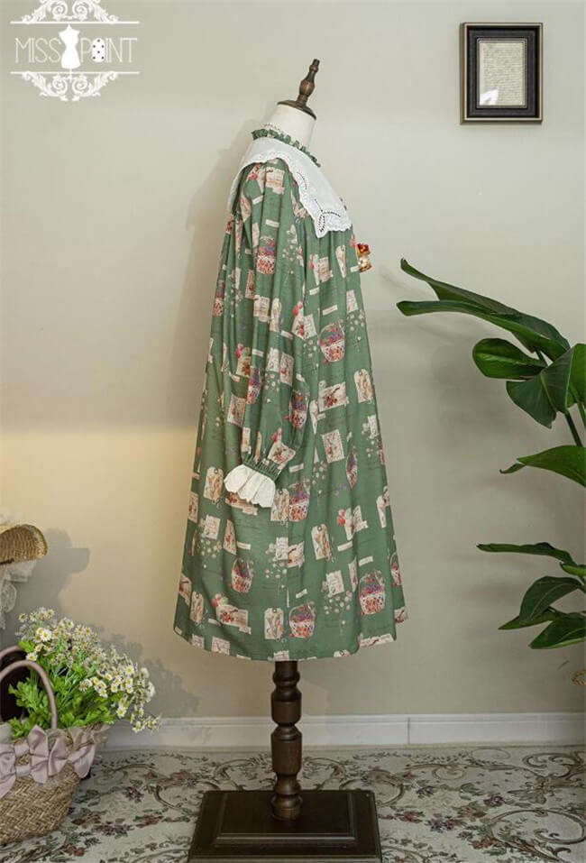 Miss Point Forest Book Loose Babydoll Lolita One Piece