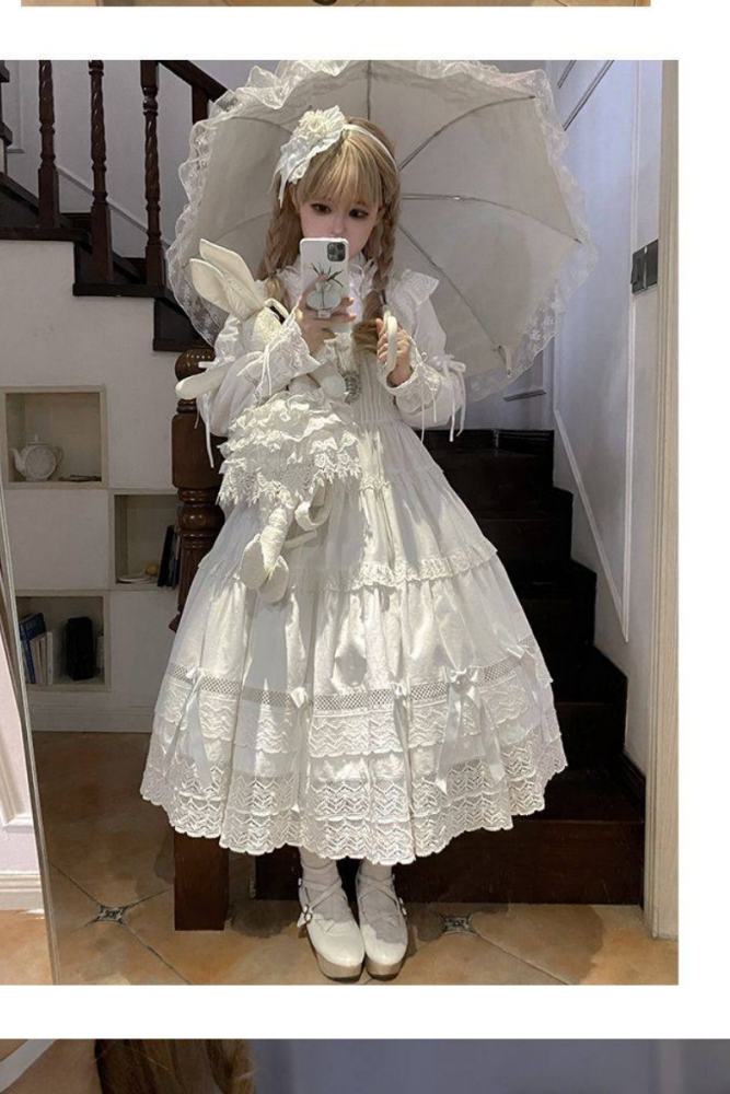 Rose And Neverland ~The Rose of Elberg~ Retro Lolita OP 4 Colors