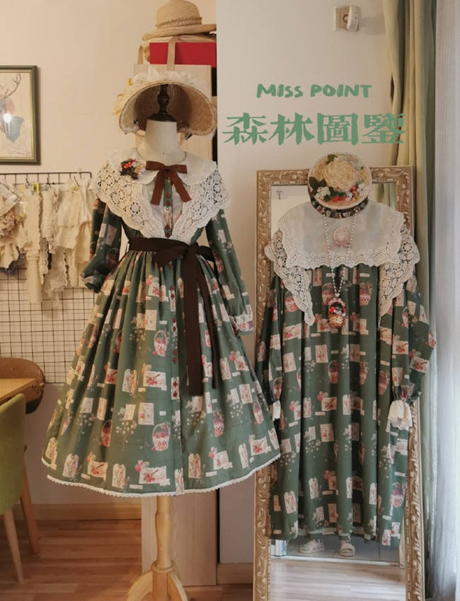 Miss Point Forest Book Loose Babydoll Lolita One Piece