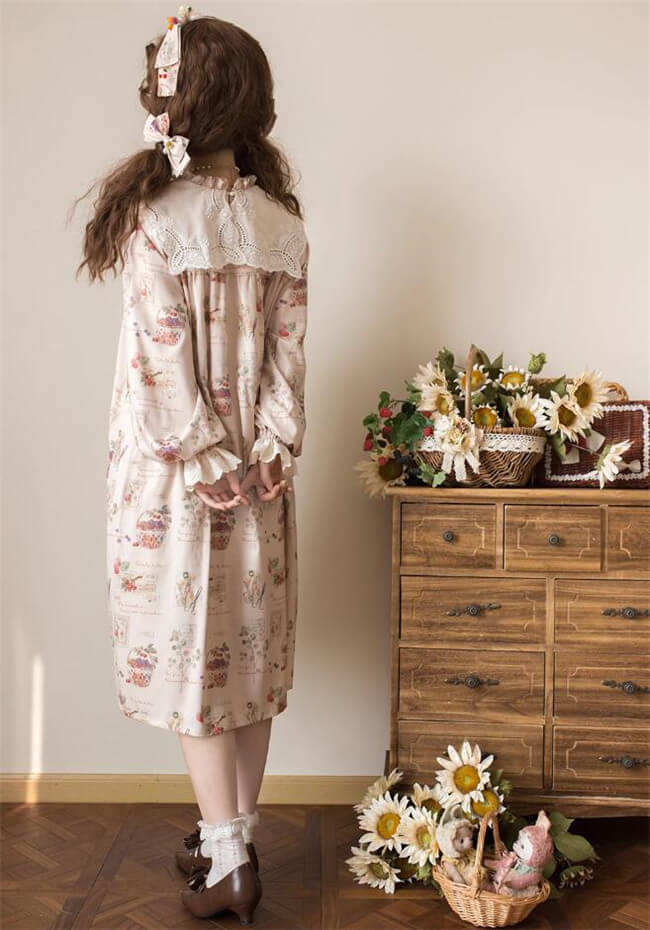 Miss Point Forest Book Loose Babydoll Lolita One Piece