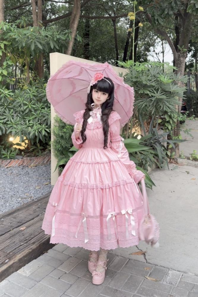 Rose And Neverland ~The Rose of Elberg~ Retro Lolita OP 4 Colors