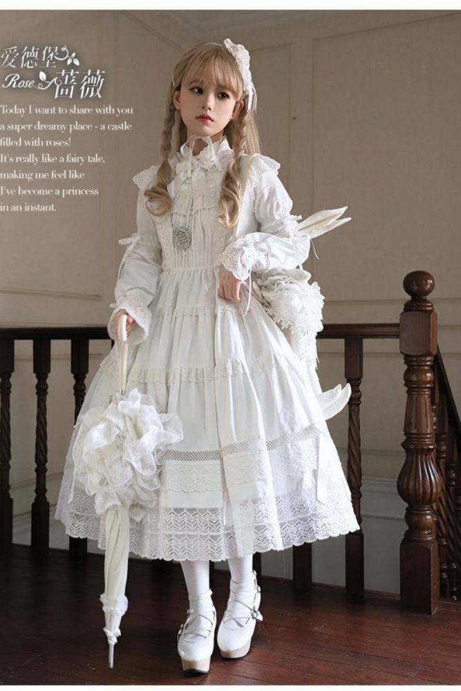 Rose And Neverland ~The Rose of Elberg~ Retro Lolita OP 4 Colors