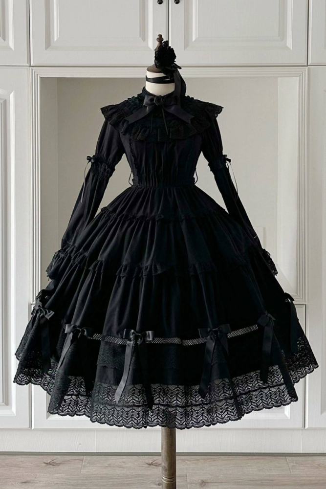 Rose And Neverland ~The Rose of Elberg~ Retro Lolita OP 4 Colors