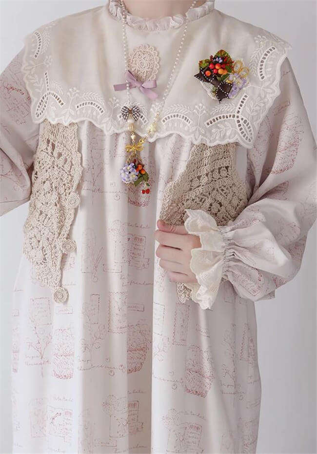 Miss Point Forest Book Loose Babydoll Lolita One Piece