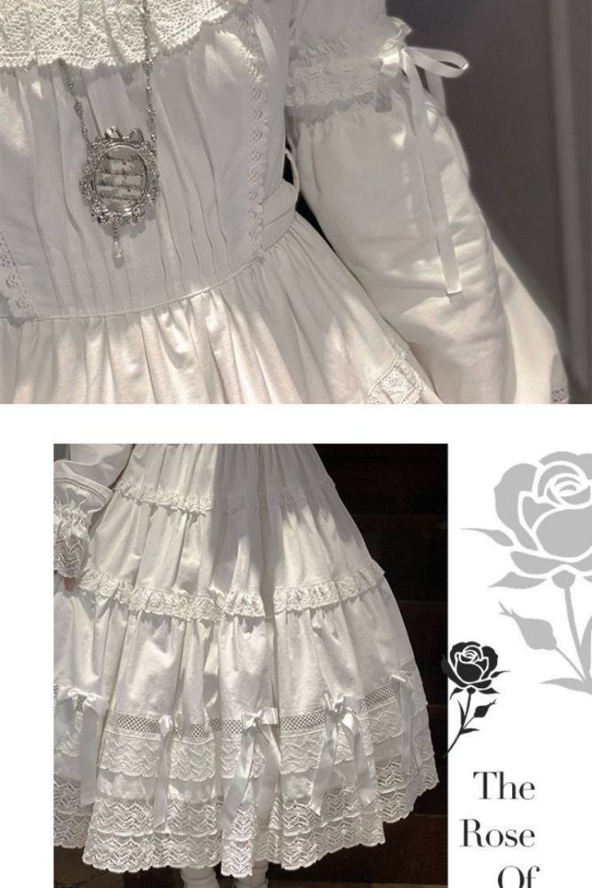 Rose And Neverland ~The Rose of Elberg~ Retro Lolita OP 4 Colors