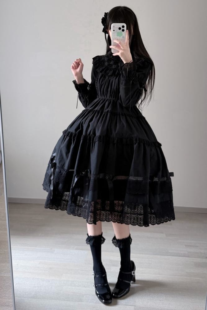 Rose And Neverland ~The Rose of Elberg~ Retro Lolita OP 4 Colors