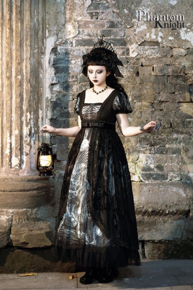 Lilith House ~Phantom Knight~ Dark Gothic Empire OP Dress
