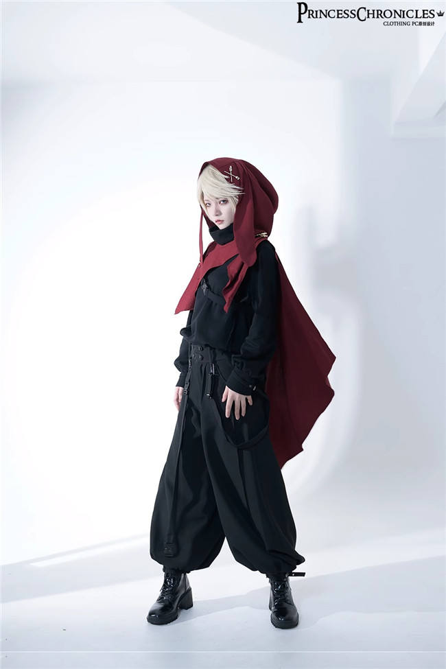 Princess Chronicles Functional Rabbit Ouji Lolita Top, Pants and Hood Shawl Ouji Fashion