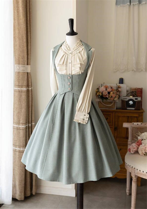 Forest Wardrobe Forest Knows Fall Corset Lolita Dress and Blouse