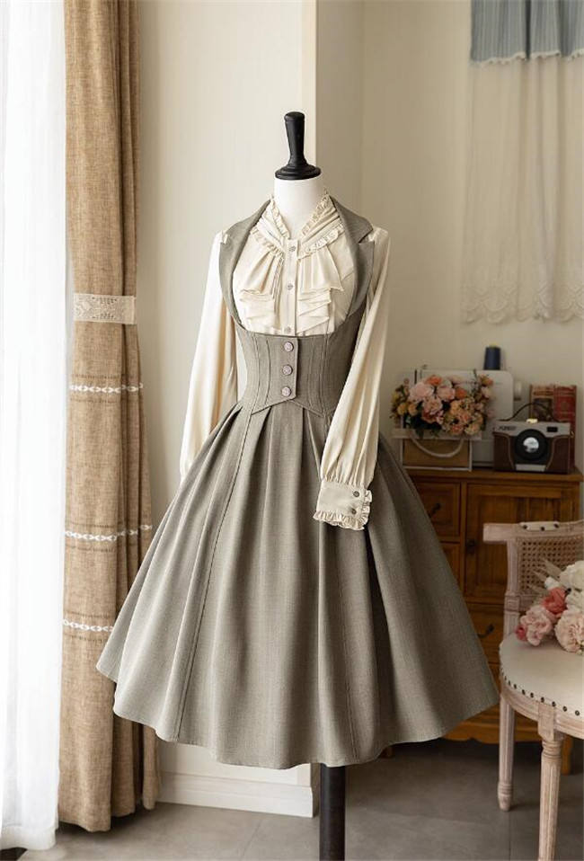 Forest Wardrobe Forest Knows Fall Corset Lolita Dress and Blouse