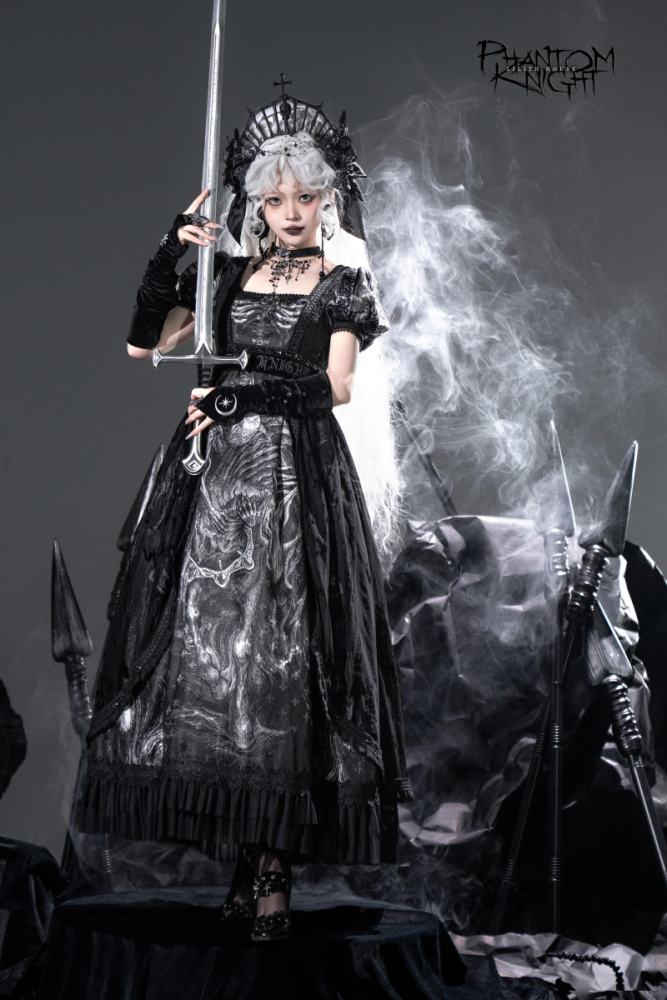 Lilith House ~Phantom Knight~ Dark Gothic Empire OP Dress