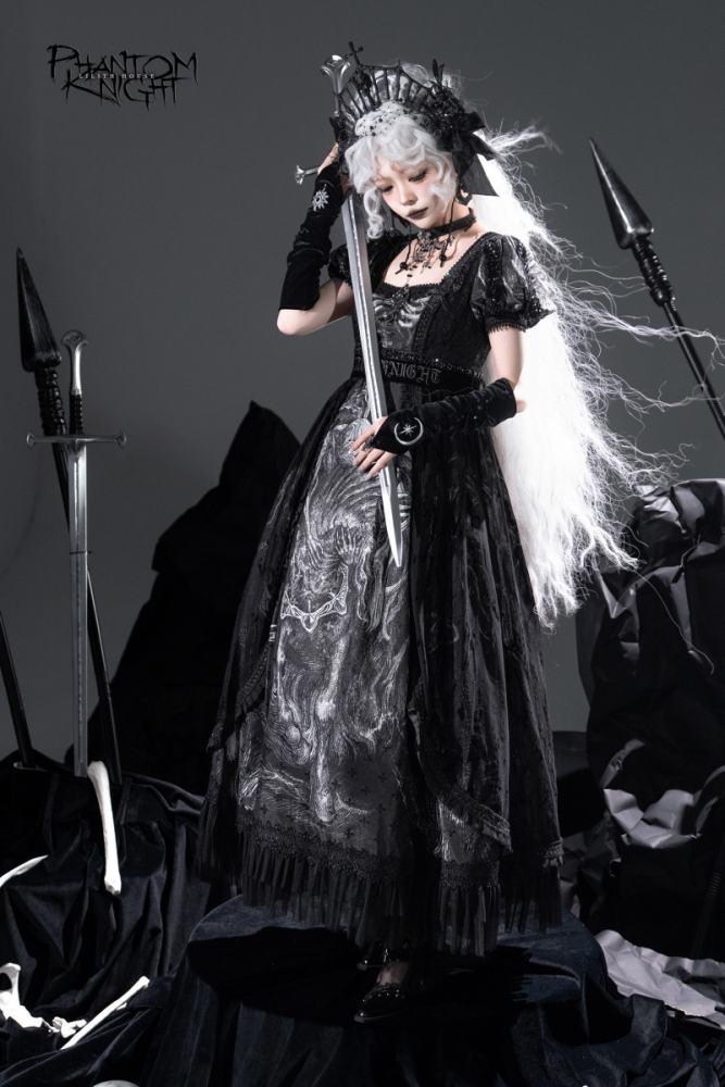 Lilith House ~Phantom Knight~ Dark Gothic Empire OP Dress