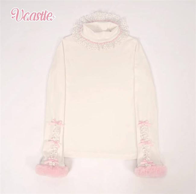 Roll Collar Long Sleeves Knitwear