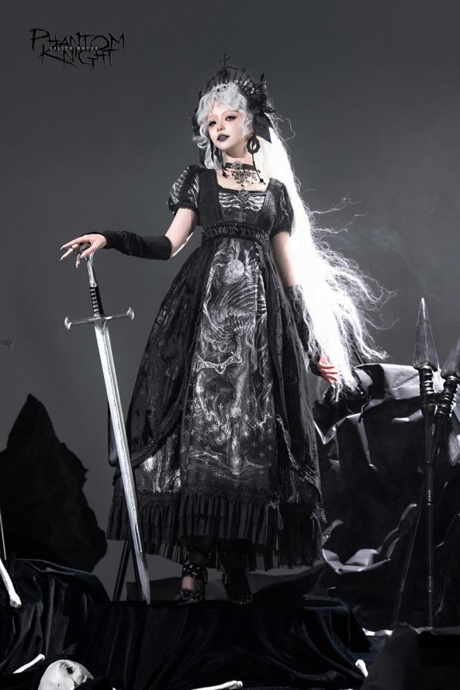 Lilith House ~Phantom Knight~ Dark Gothic Empire OP Dress