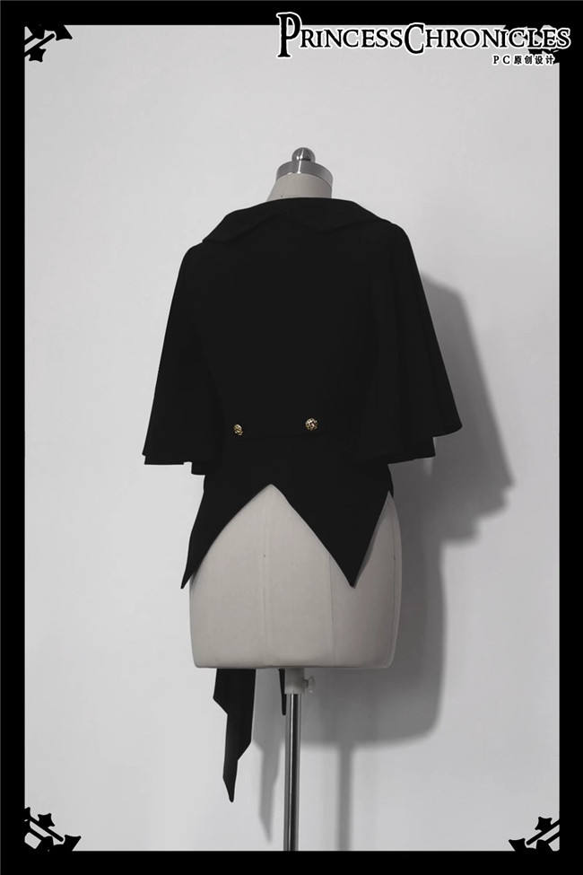 Princess Chronicles Dark Gothic Set Ouji Fashion Blouse, Pants and Coat