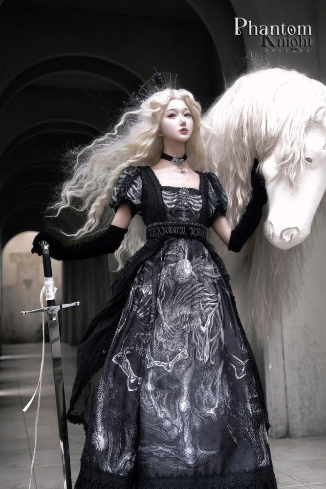 Lilith House ~Phantom Knight~ Dark Gothic Empire OP Dress
