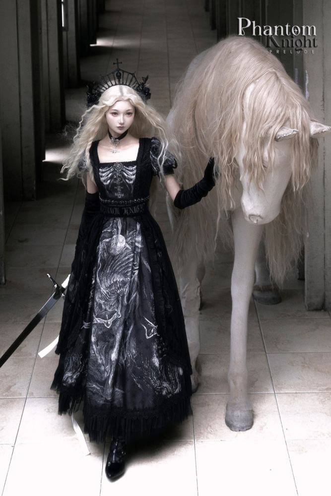Lilith House ~Phantom Knight~ Dark Gothic Empire OP Dress