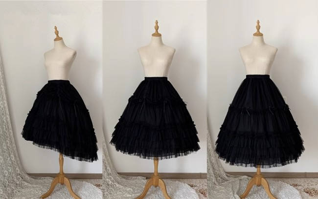 Forest Song Morning Mist Adjustable Lolita Underskirt