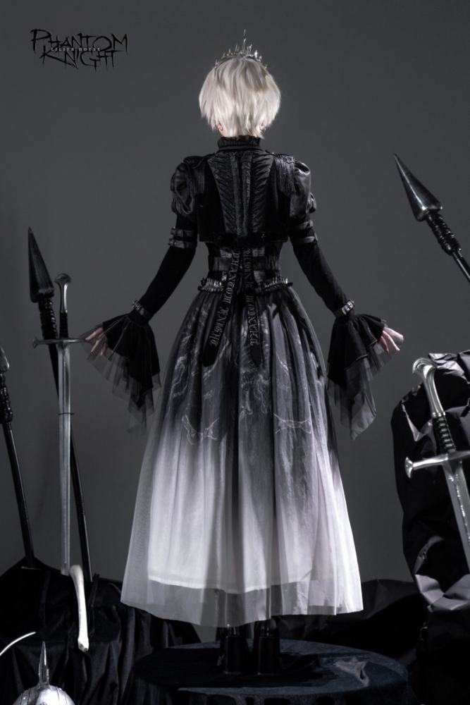 Lilith House ~Phantom Knight~ Dark Gothic Coat Corset and Skirt