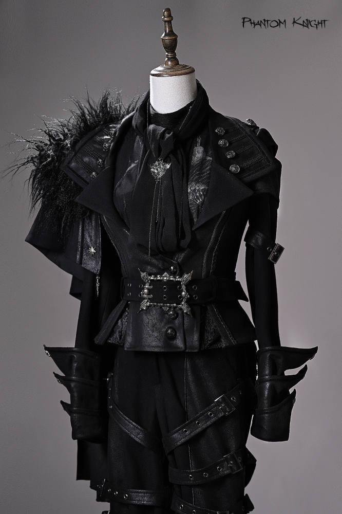 Lilith House ~Phantom Knight~ Ouji Lolita Top Coat and Trousers