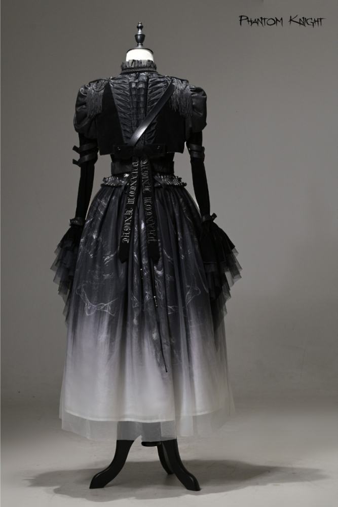 Lilith House ~Phantom Knight~ Dark Gothic Coat Corset and Skirt