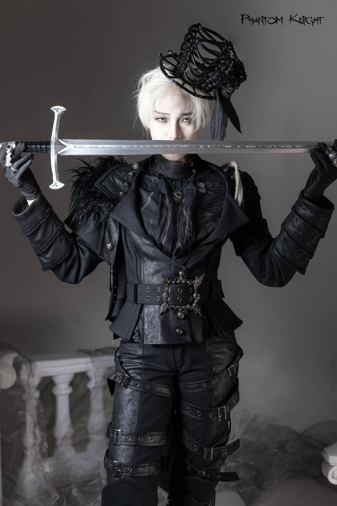 Lilith House ~Phantom Knight~ Ouji Lolita Top Coat and Trousers