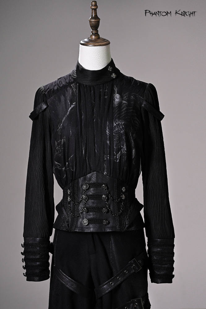 Lilith House ~Phantom Knight~ Ouji Lolita Top Coat and Trousers