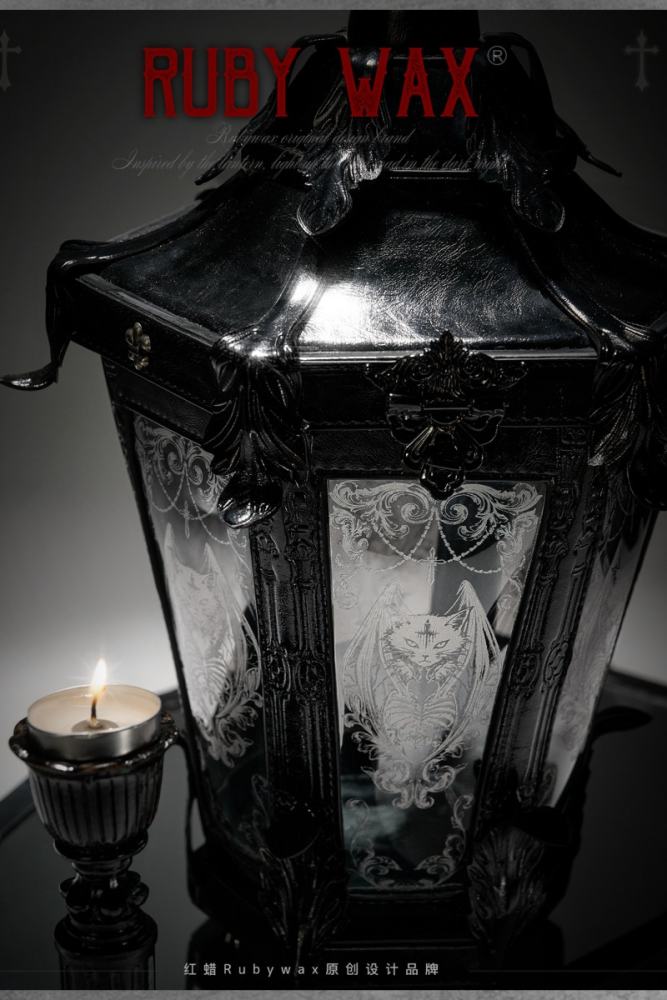 Ruby Wax ~Unburned Lamp~ Dark Gothic Lamp Bag