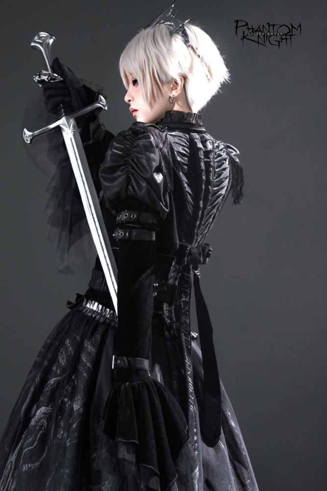 Lilith House ~Phantom Knight~ Dark Gothic Coat Corset and Skirt