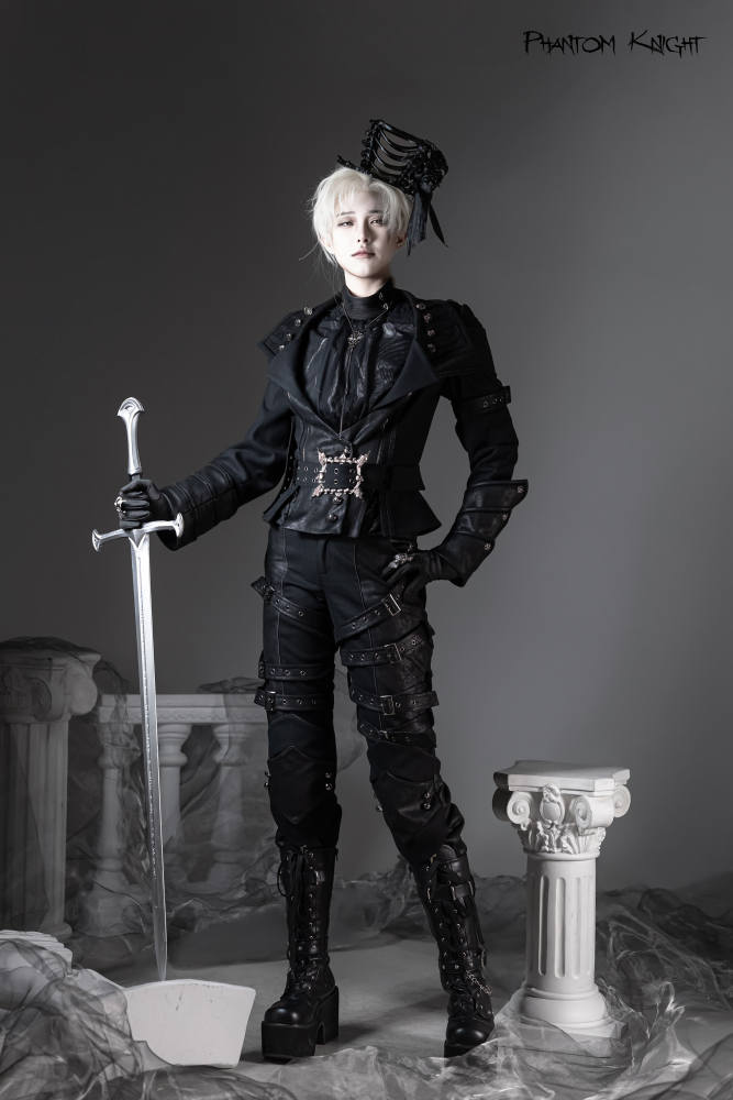 Lilith House ~Phantom Knight~ Ouji Lolita Top Coat and Trousers