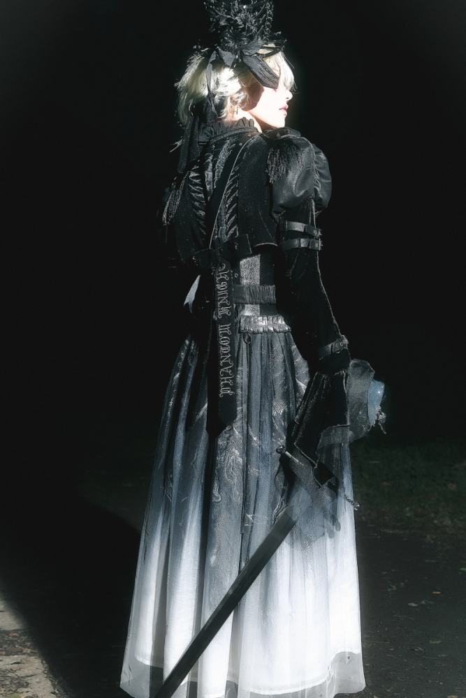 Lilith House ~Phantom Knight~ Dark Gothic Coat Corset and Skirt