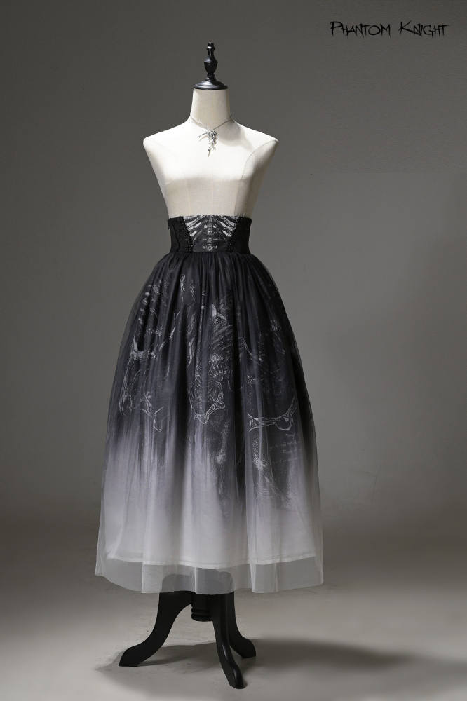 Lilith House ~Phantom Knight~ Dark Gothic Coat Corset and Skirt