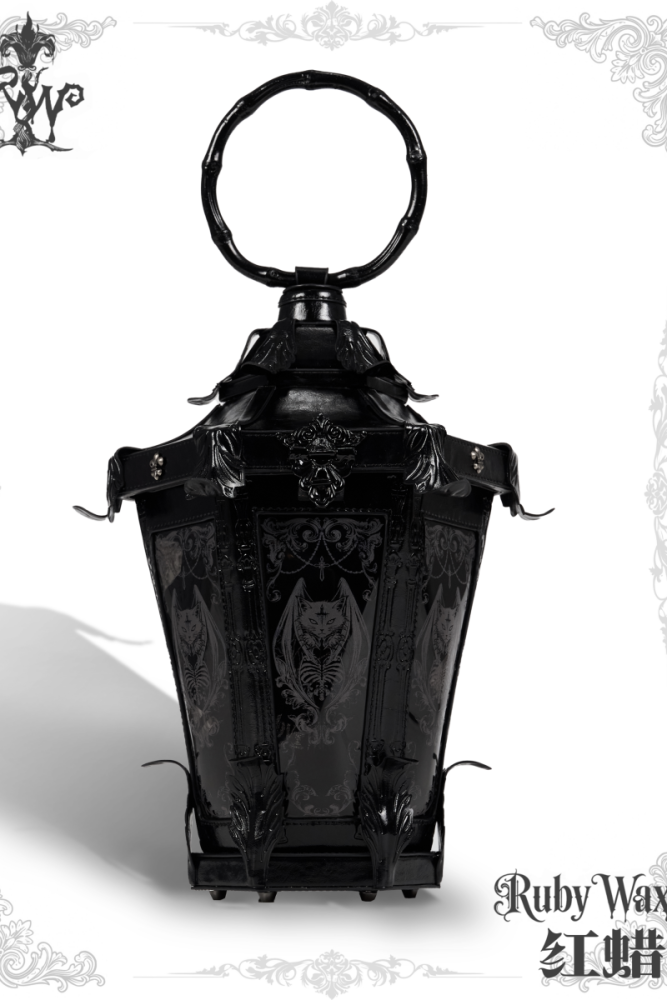 Ruby Wax ~Unburned Lamp~ Dark Gothic Lamp Bag