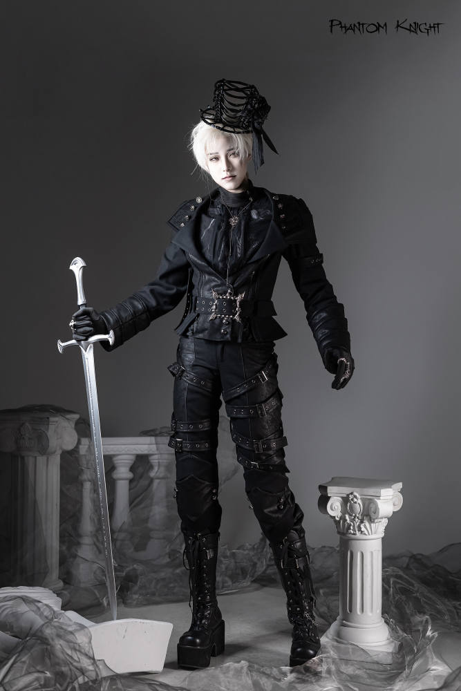 Lilith House ~Phantom Knight~ Ouji Lolita Top Coat and Trousers