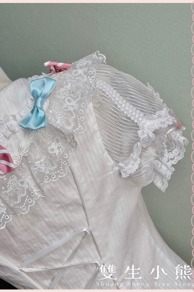 Alice Girl ~Strawberry Macaron~ Sweet Lolita Blouse